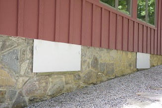Airtight crawl space doors in Brockway