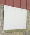 head-on view of one of our doors installed in Brockway for crawl spaces