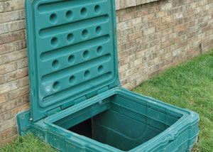lockable crawl space access door installed in Warren