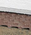 crawl space insulation installed in Clarion over our extra large drainage matting