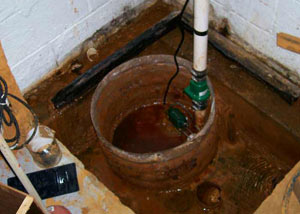 Extreme clogging and rust in a Brookville sump pump system