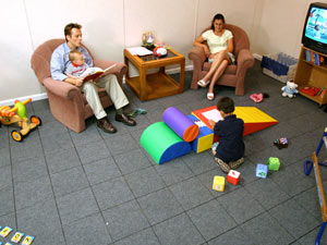 Waterproof basement flooring installed in a family room in Punxsutawney, Pennsylvania and New York